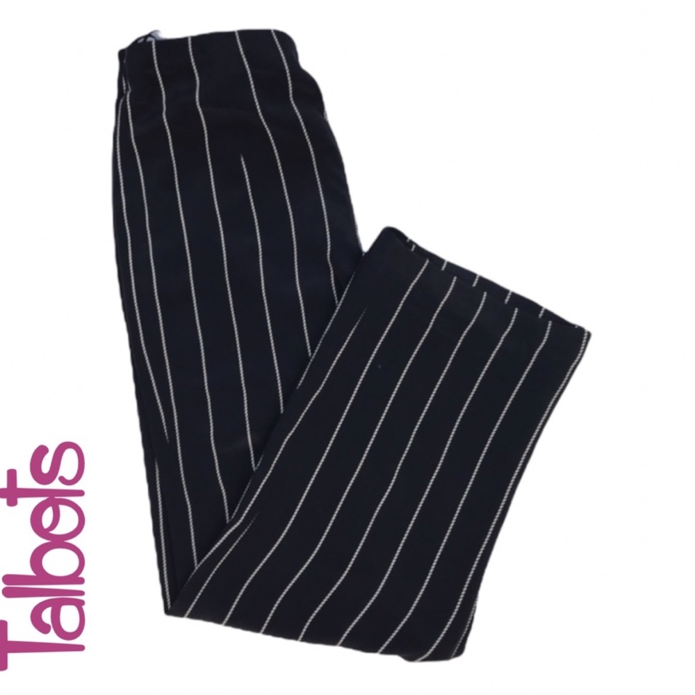 TALBOTS Pin Stripe 100% silk pants NWT